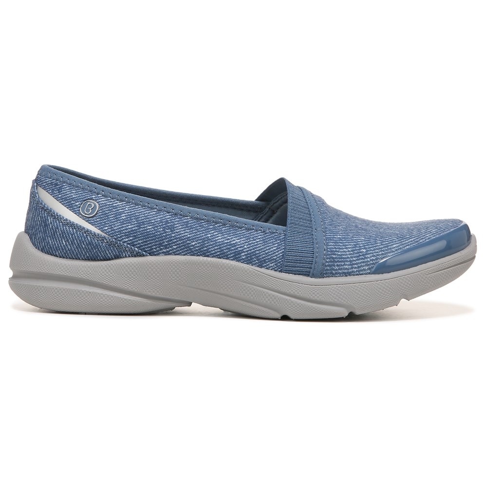 Bzees Lollipop Slip On - Blue Denim Fabric