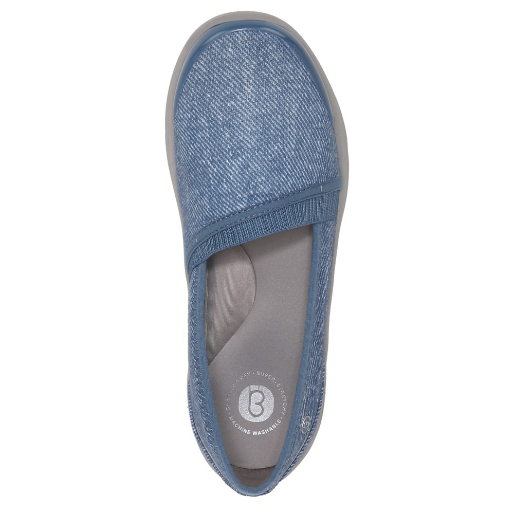 Bzees Lollipop Slip On - Blue Denim Fabric
