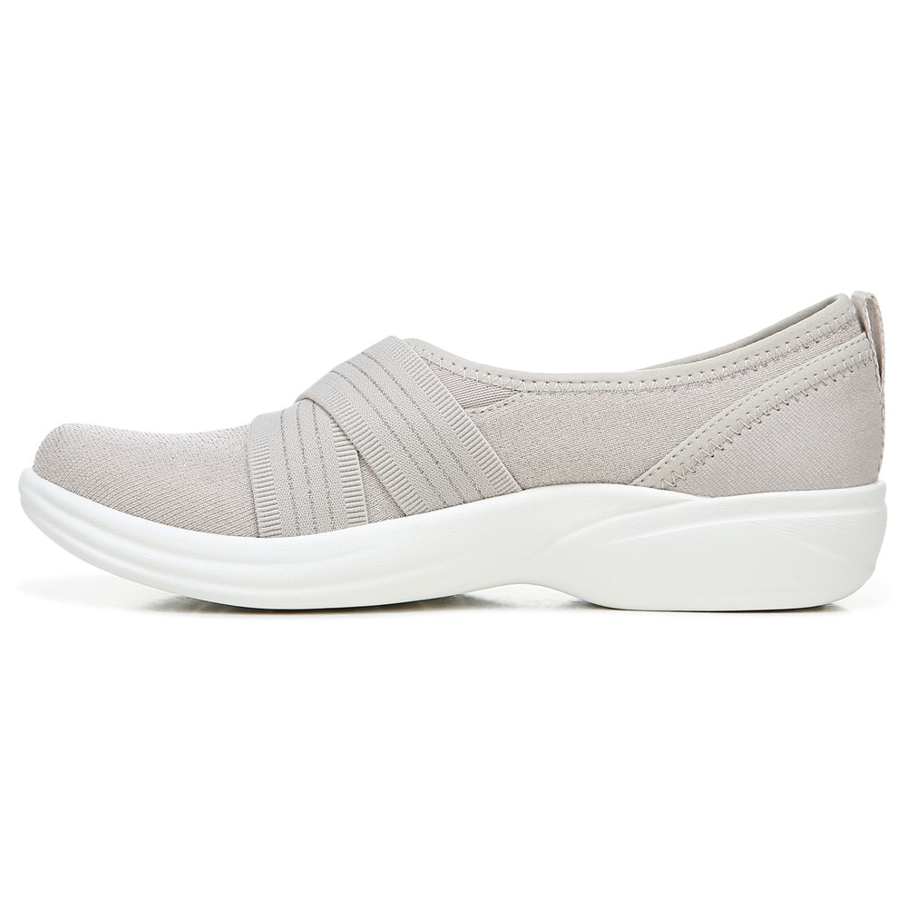 Bzees Niche III Slip On - Sandnet Beige Fabric  Bzees Niche III Slip On - Sandnet Beige Fabric