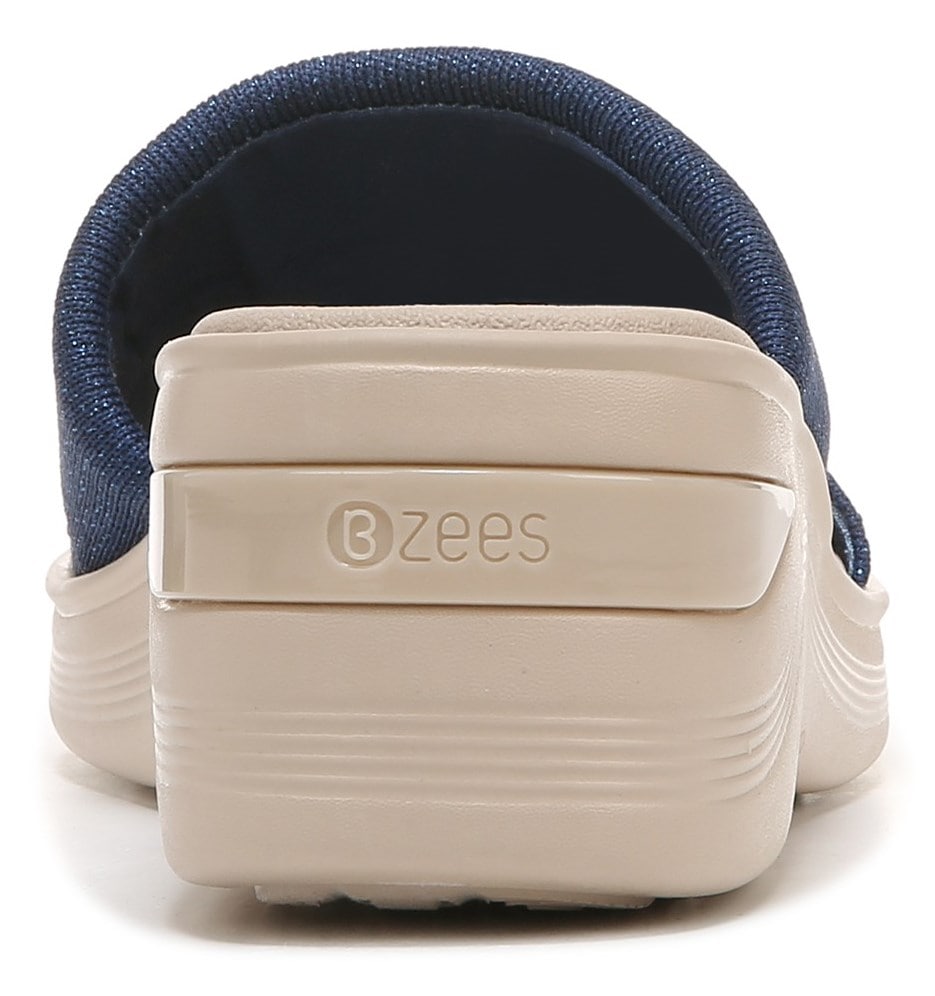 Bzees Dynasty Bright Wedge Sandal - Blue Fabric Bzees Dynasty Bright Wedge Sandal - Blue Fabric