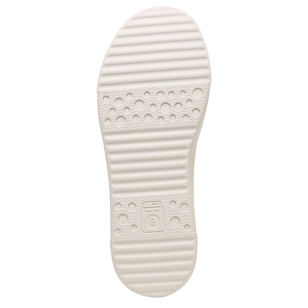 Bzees March On Moc Slip On - White Chevron Knit Bzees March On Moc Slip On - White Chevron Knit