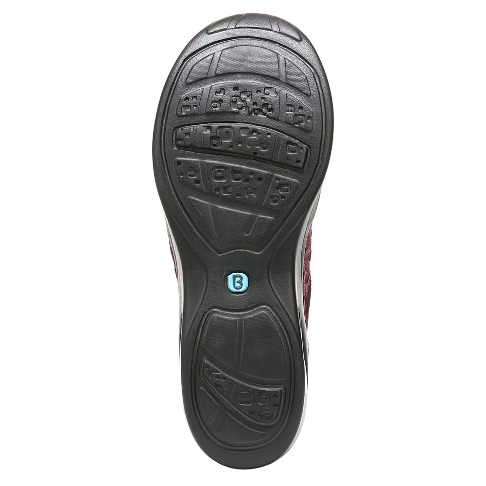 Bzees Florence Slip On Sneaker - Wine Red Fabric