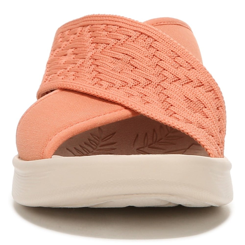 Bzees Sundance Wedge Sandal - Brown Fabric