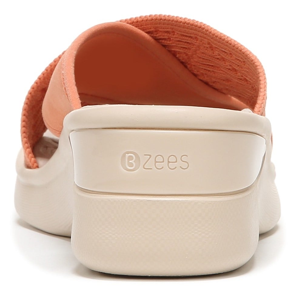 Bzees Sundance Wedge Sandal - Brown Fabric