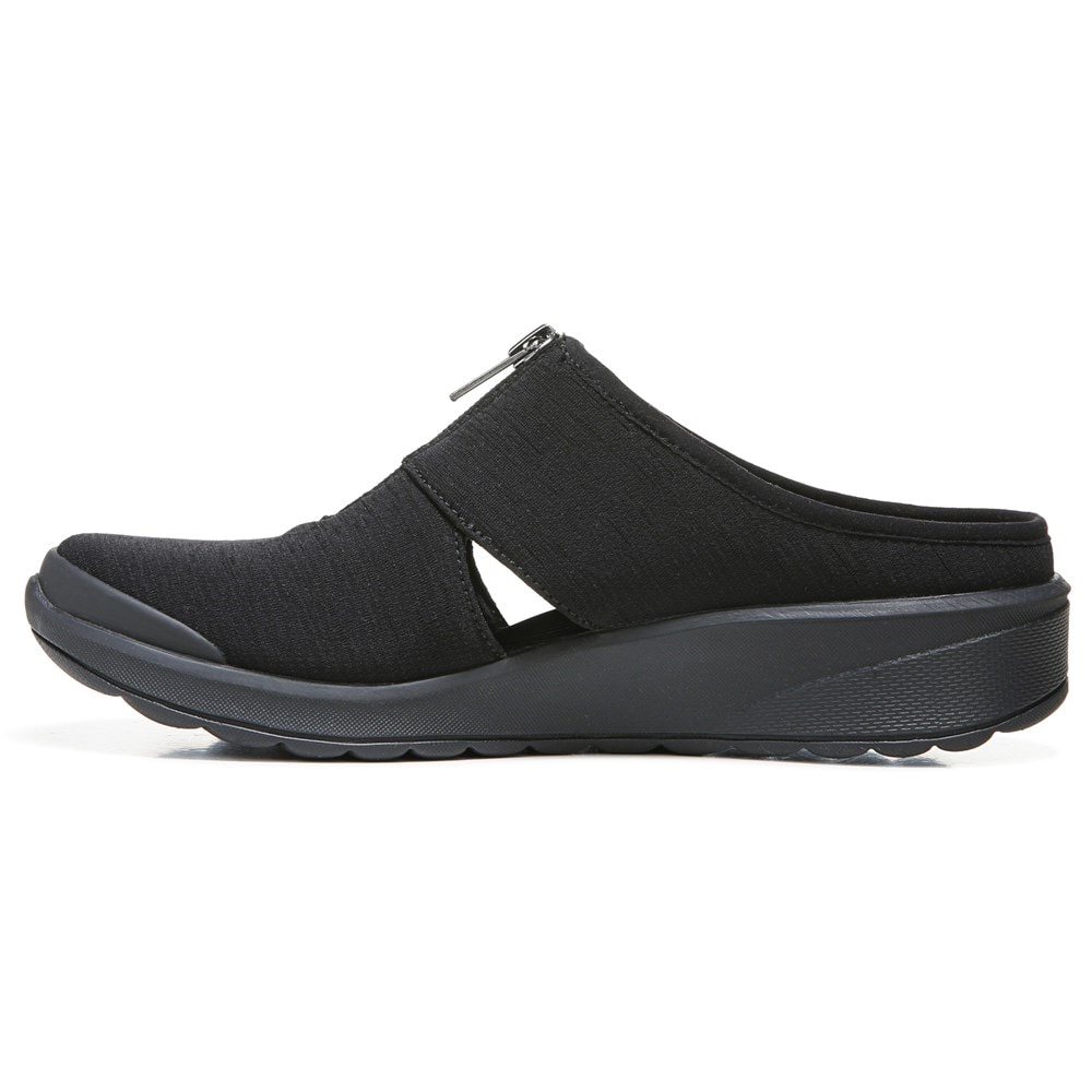 Bzees Gabby Wedge Slip On - Black Fabric
