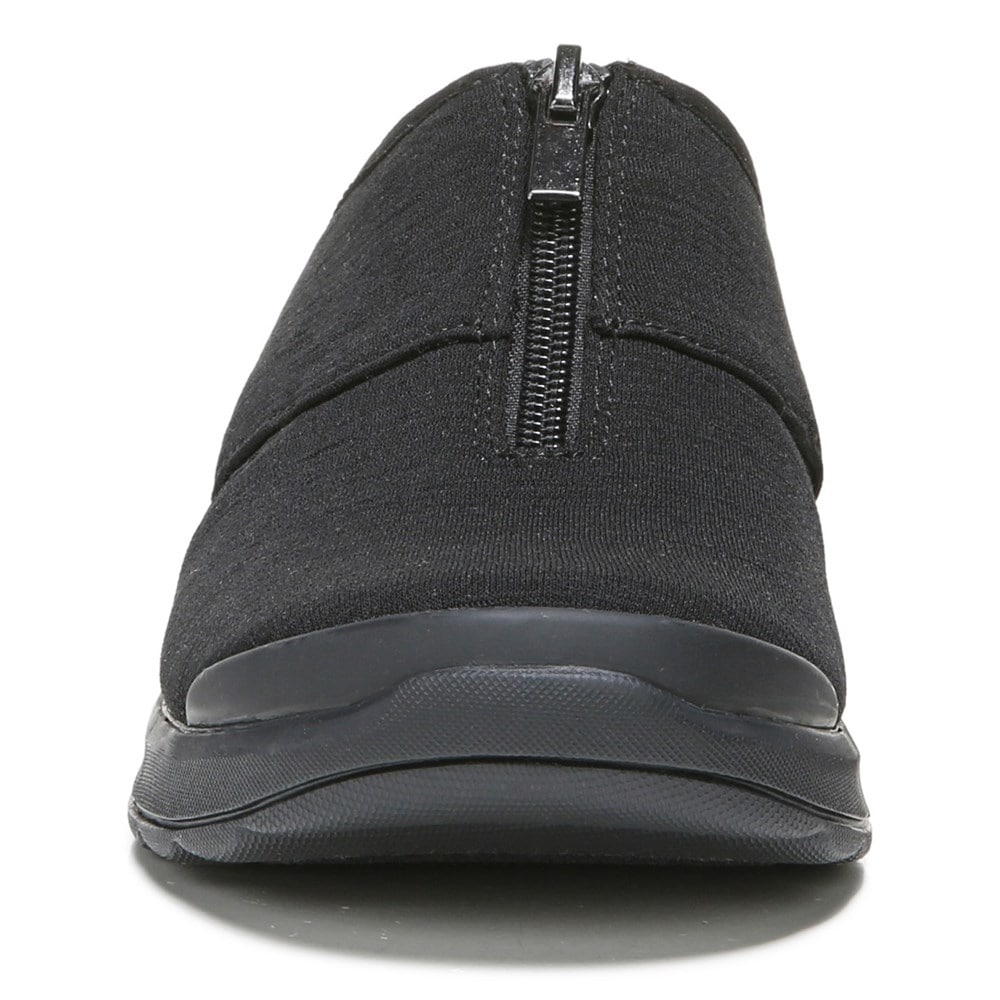 Bzees Gabby Wedge Slip On - Black Fabric