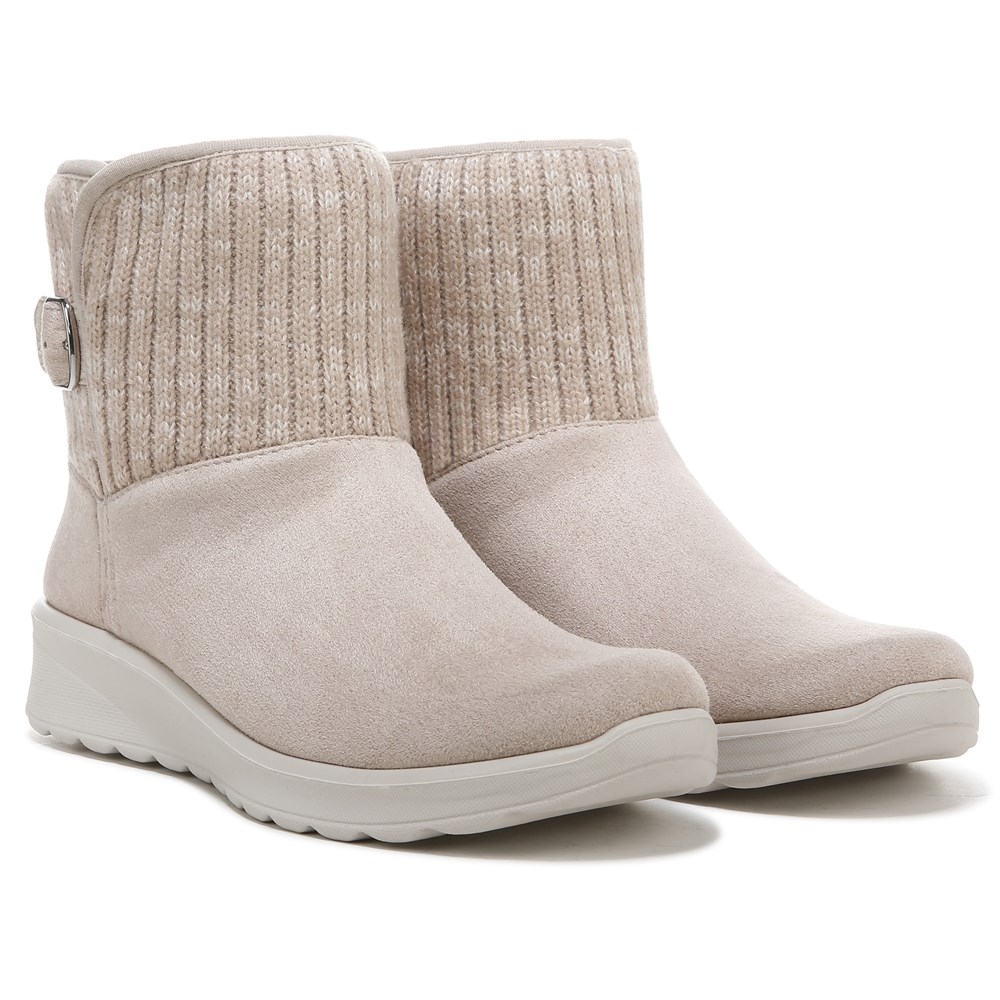 Bzees Gloria Bootie - Barley Beige Fabric