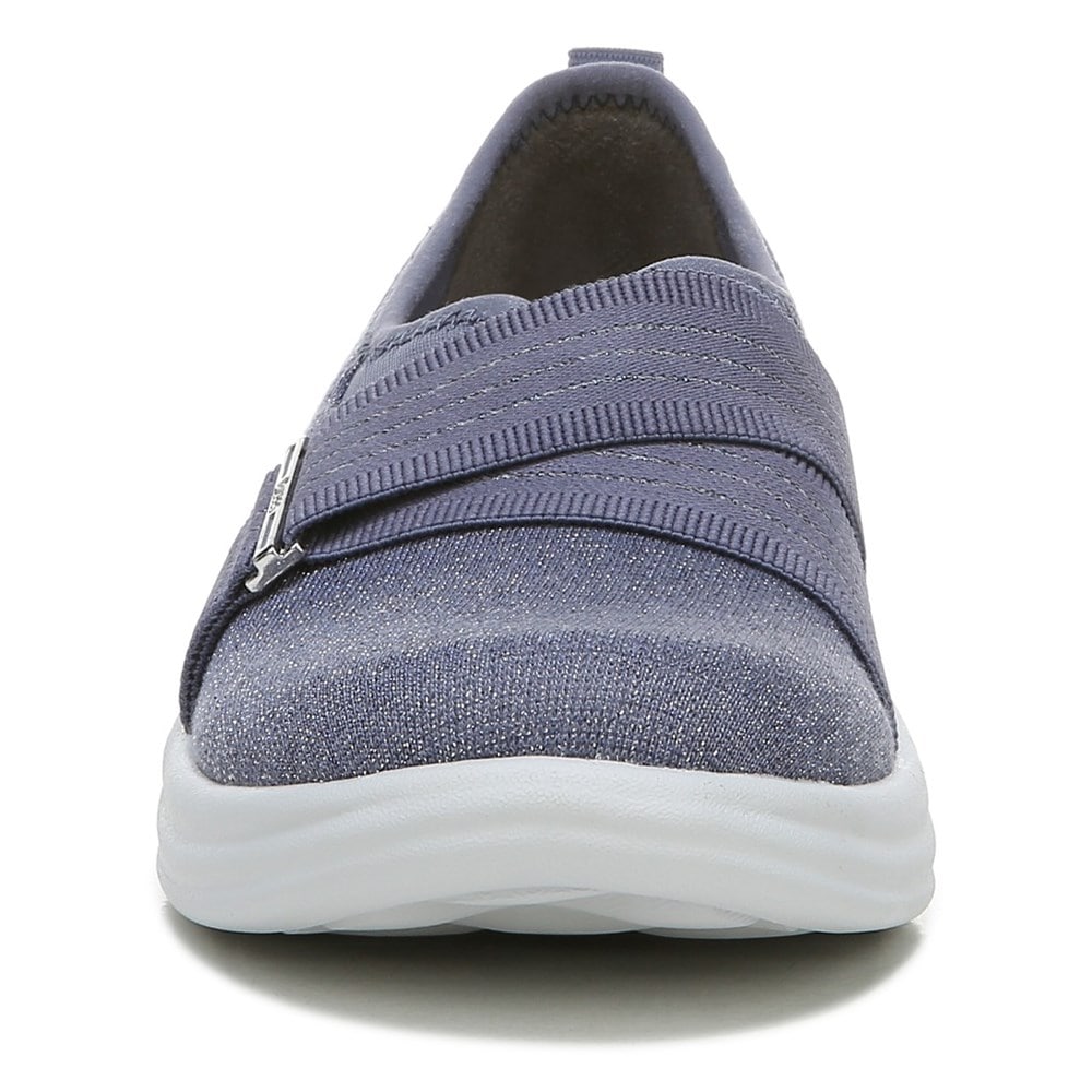 Bzees Niche III Slip On - Folkstone Blue Grey Fabric