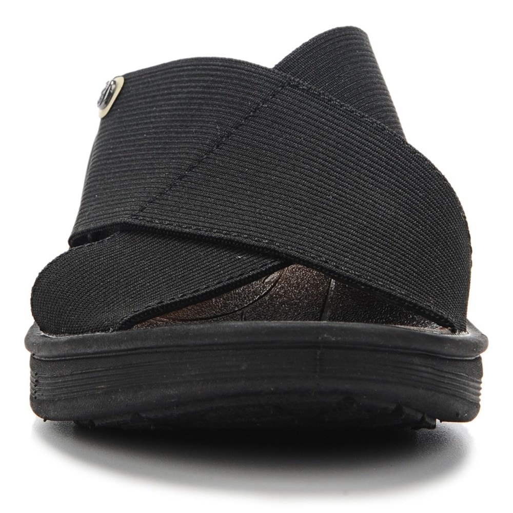 Bzees Desire Wedge Sandal - Black  Bzees Desire Wedge Sandal - Black