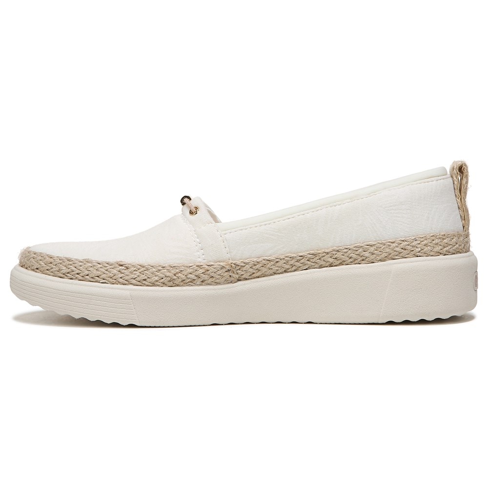 Bzees Maui Slip On - White Fabric Bzees Maui Slip On - White Fabric