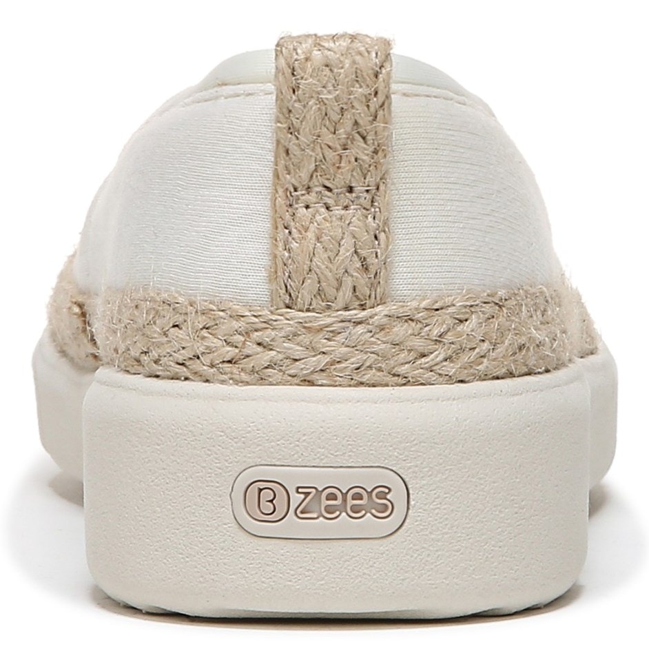 Bzees Maui Slip On - White Fabric Bzees Maui Slip On - White Fabric