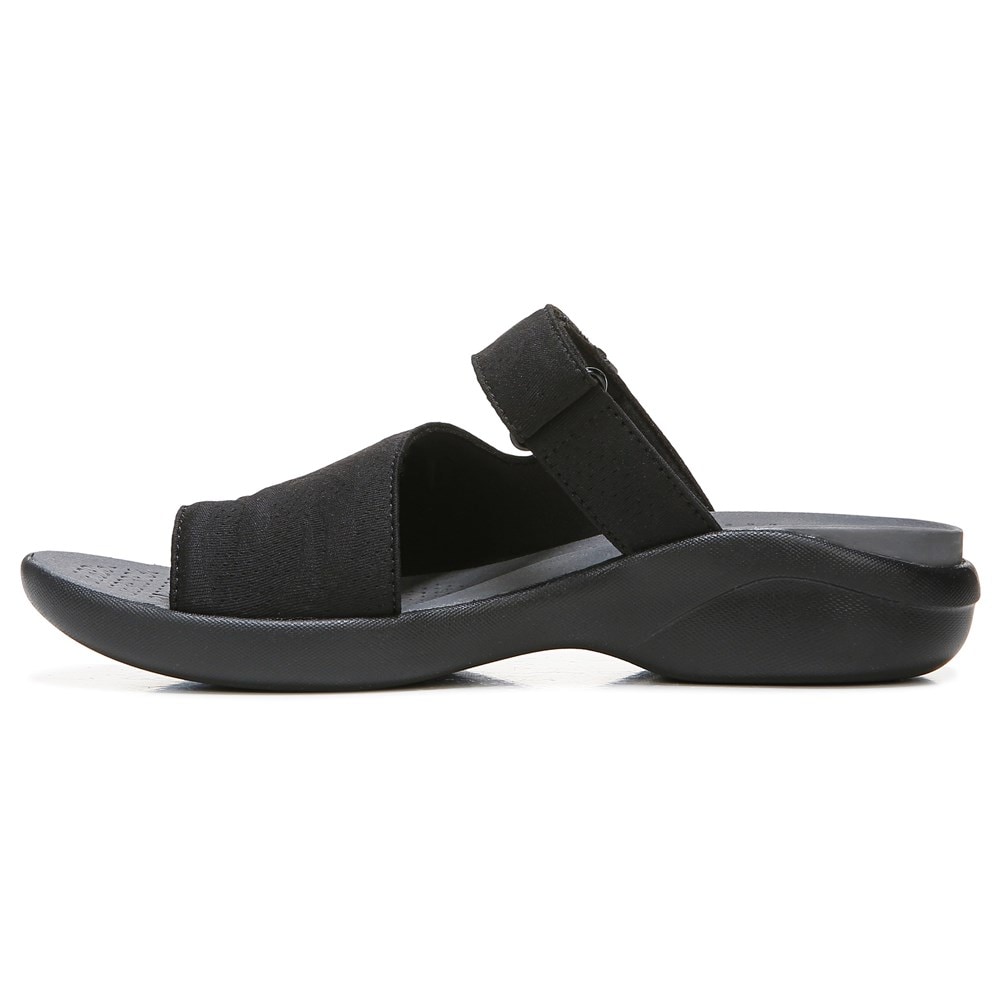 Bzees Carry On Toe Loop Slide Sandal - Black Camo Fabric Bzees Carry On Toe Loop Slide Sandal - Black Camo Fabric