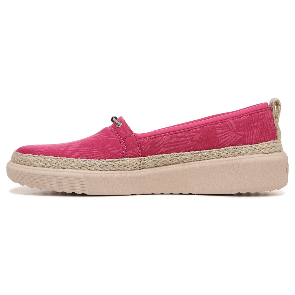 Bzees Maui Slip On - Pink Palm Fabric