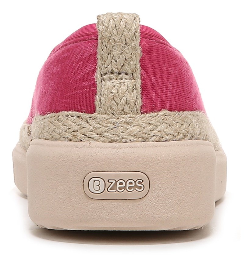 Bzees Maui Slip On - Pink Palm Fabric