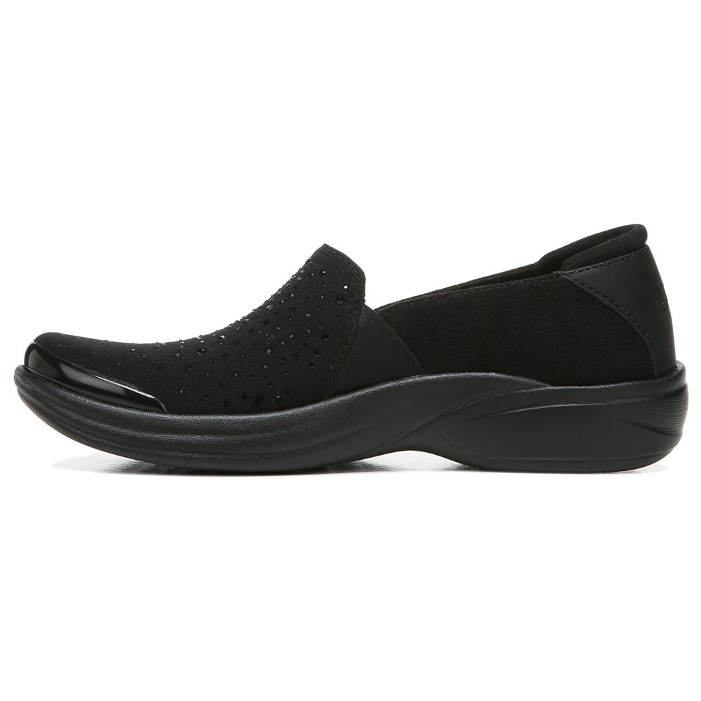 Bzees Poppyseed Slip On - Black Rhinestone  Bzees Poppyseed Slip On - Black Rhinestone