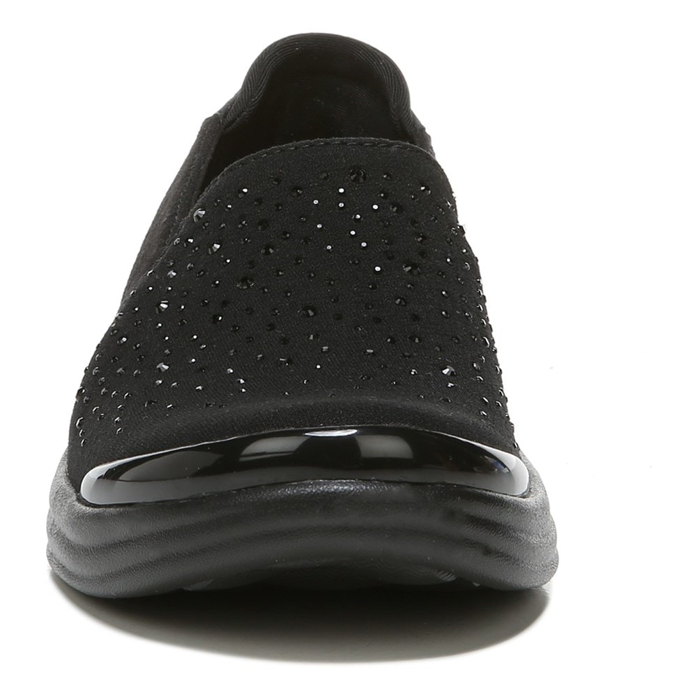 Bzees Poppyseed Slip On - Black Rhinestone  Bzees Poppyseed Slip On - Black Rhinestone