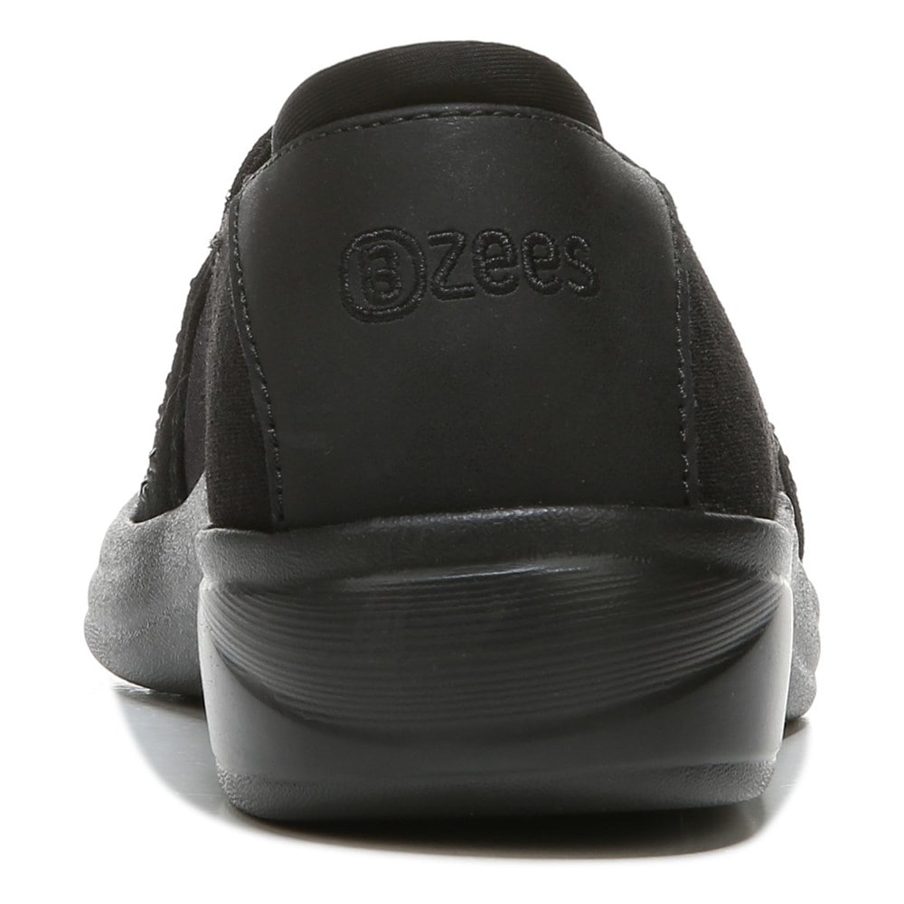 Bzees Poppyseed Slip On - Black Rhinestone  Bzees Poppyseed Slip On - Black Rhinestone