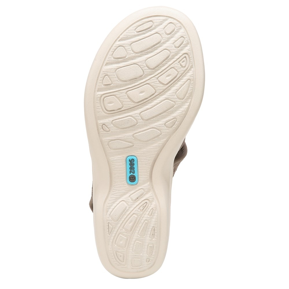 Bzees Daytona Slingback Wedge Sandal - Brown Knit  Bzees Daytona Slingback Wedge Sandal - Brown Knit