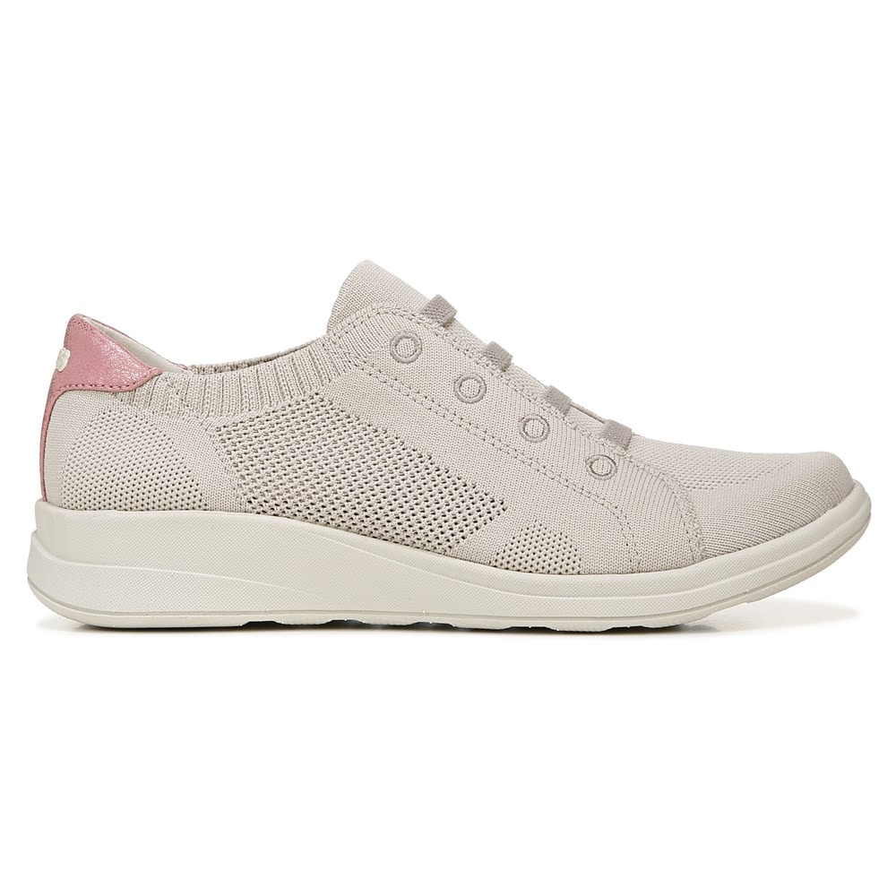 Bzees Golden Knit Slip On Sneaker - Taupe