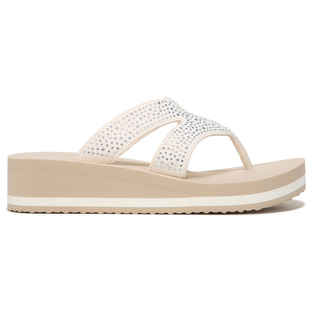 Bzees Rio Wedge Sandal - Sugar Fabric Bzees Rio Wedge Sandal - Sugar Fabric