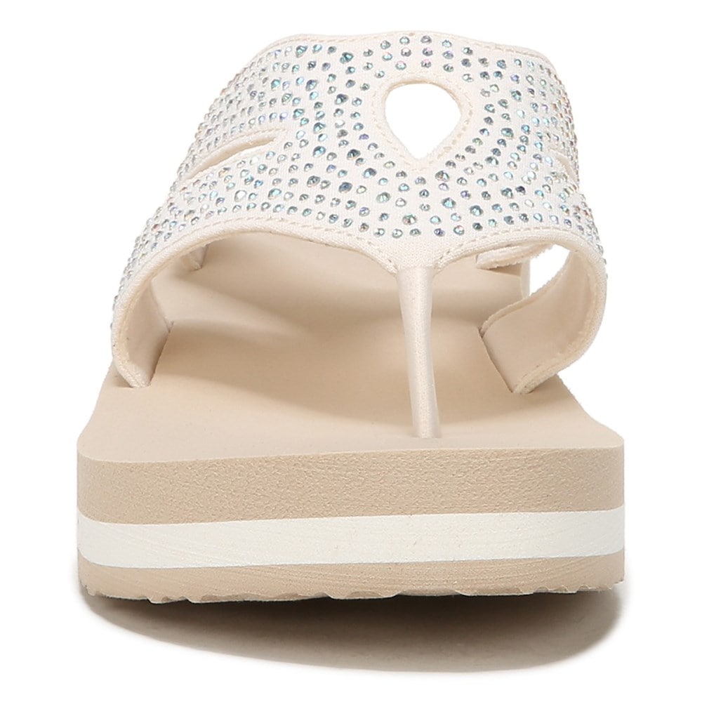 Bzees Rio Wedge Sandal - Sugar Fabric Bzees Rio Wedge Sandal - Sugar Fabric