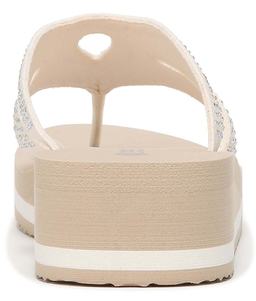 Bzees Rio Wedge Sandal - Sugar Fabric Bzees Rio Wedge Sandal - Sugar Fabric