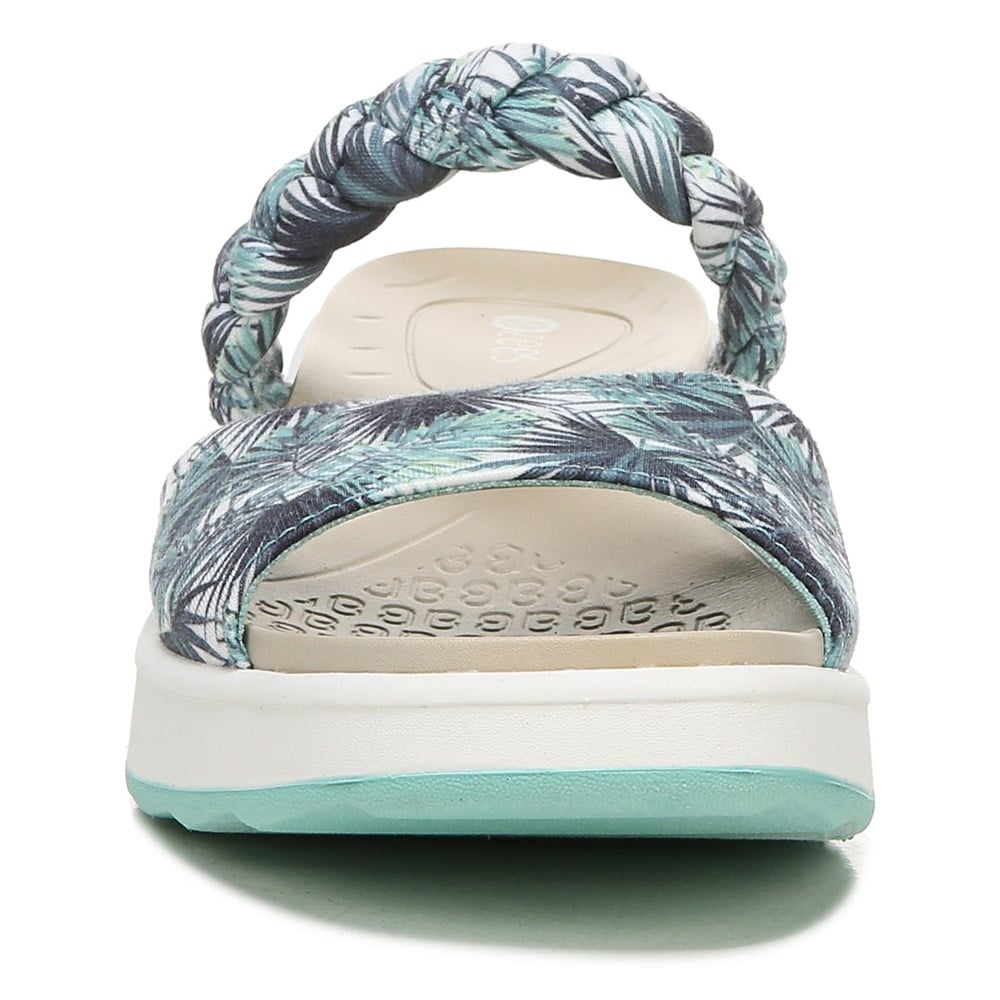 Bzees New Wave Slide Sandal - Greenleaf Fabric Bzees New Wave Slide Sandal - Greenleaf Fabric