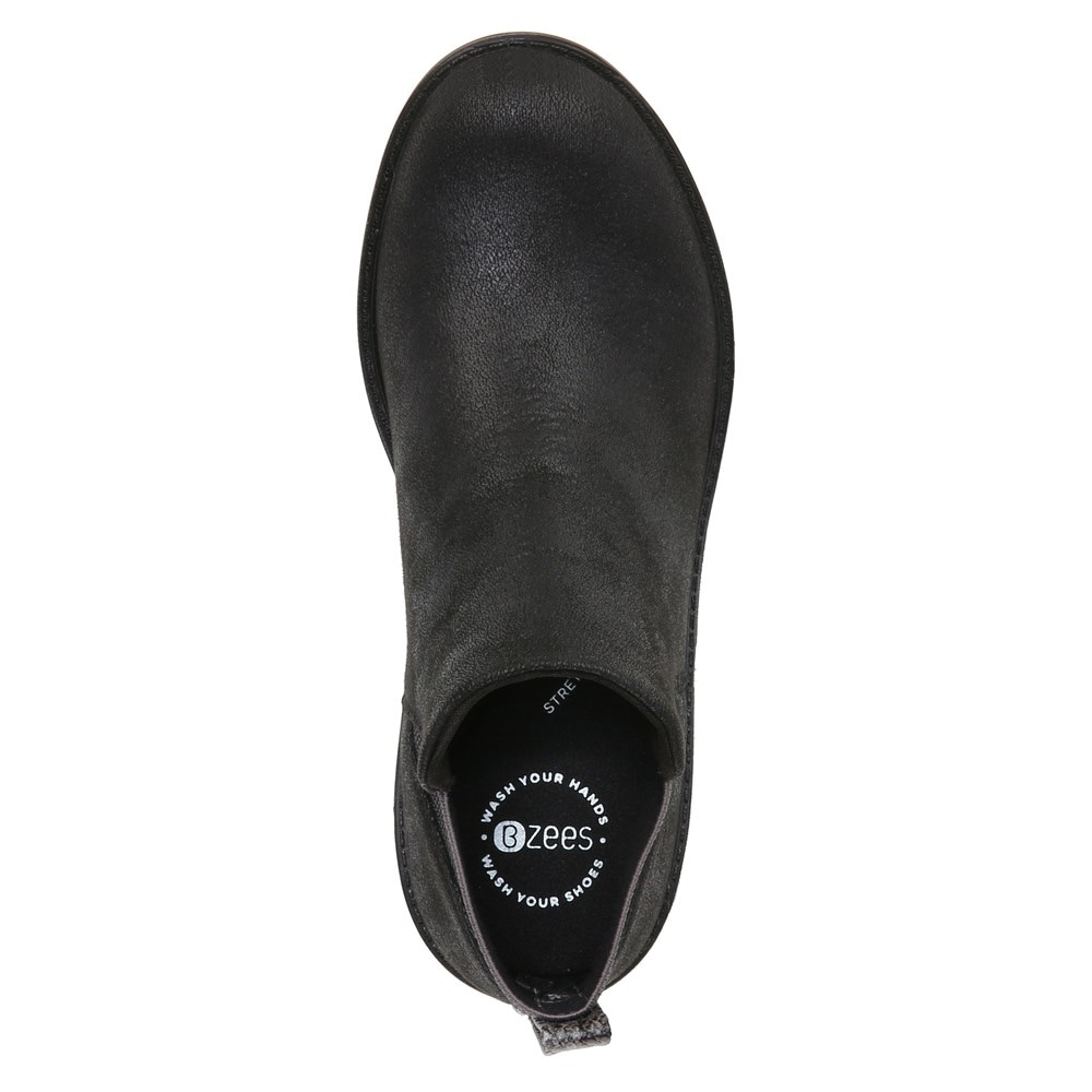 Bzees Boston Bootie - Black Fabric