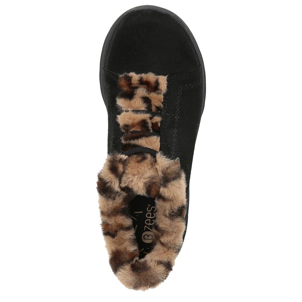 Bzees Golden Bootie - Black/Leopard Print Bzees Golden Bootie - Black/Leopard Print