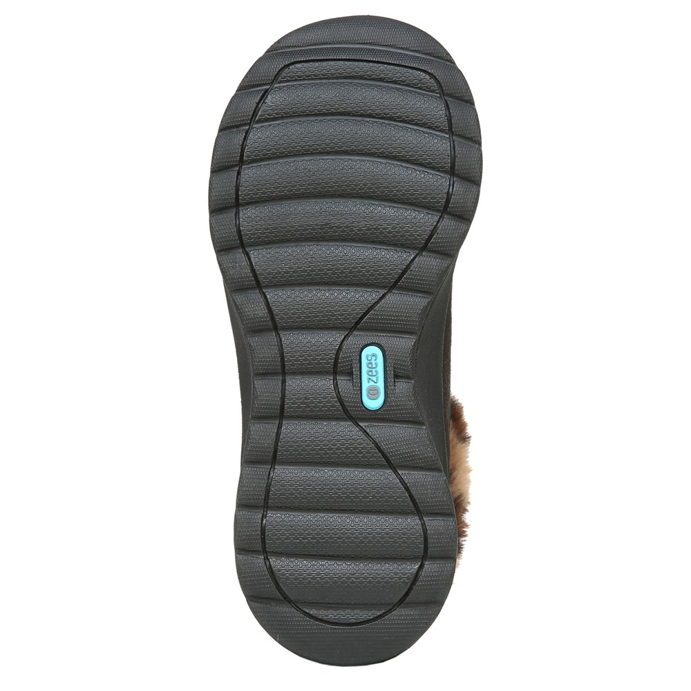 Bzees Golden Bootie - Black/Leopard Print Bzees Golden Bootie - Black/Leopard Print