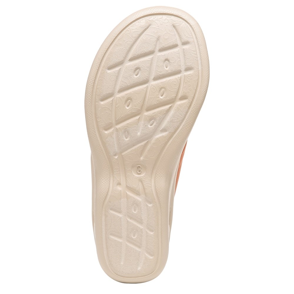 Bzees Sundance Wedge Sandal - Brown Fabric