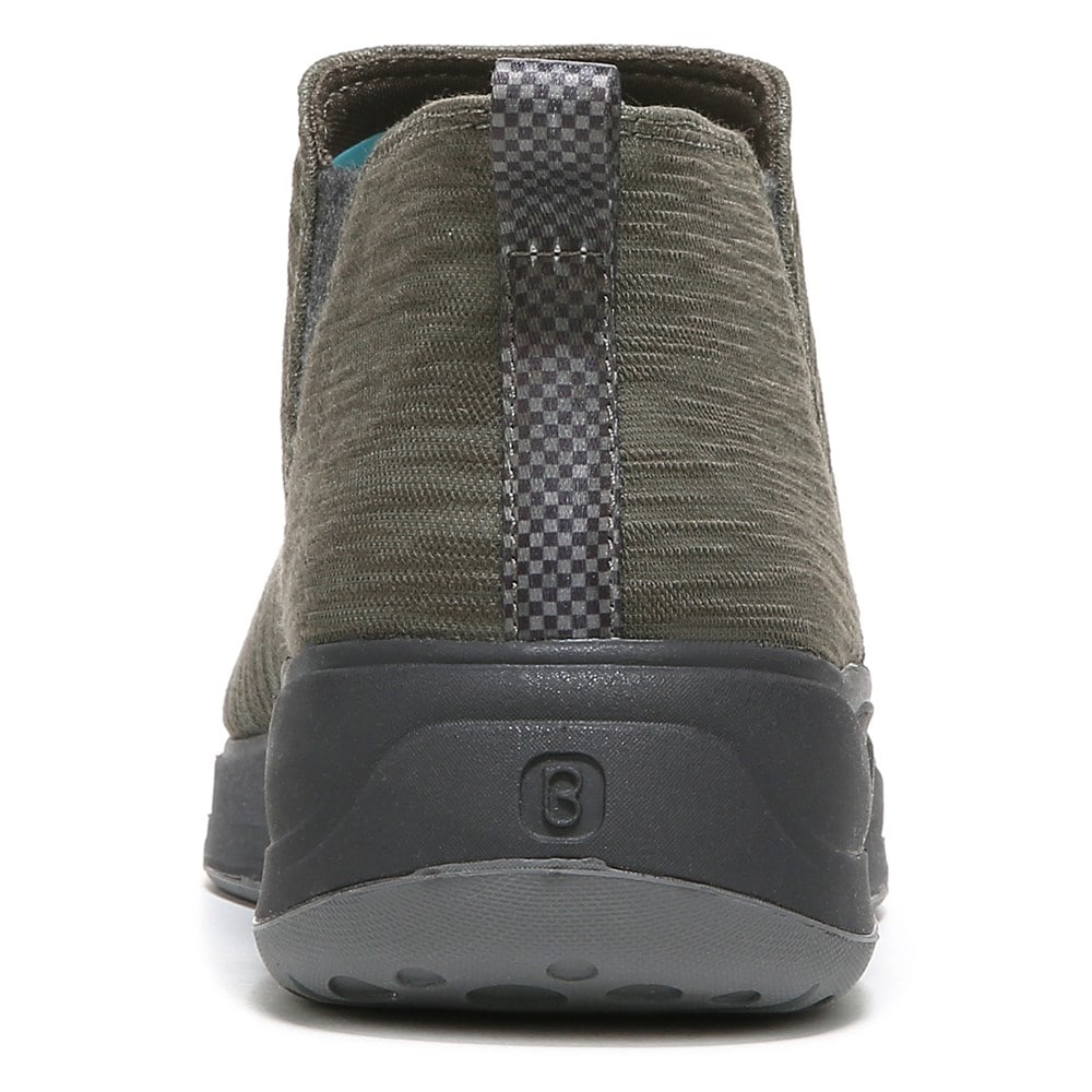 Bzees Tempo Chelsea Bootie - Olive Green Fabric Bzees Tempo Chelsea Bootie - Olive Green Fabric