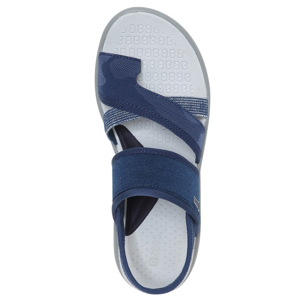 Bzees Call Me Sandal - Navy Texture Fabric Bzees Call Me Sandal - Navy Texture Fabric