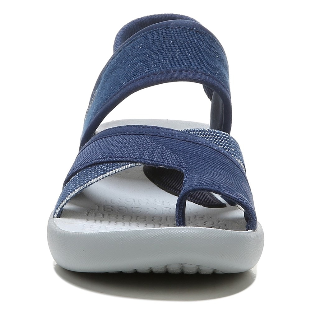 Bzees Call Me Sandal - Navy Texture Fabric Bzees Call Me Sandal - Navy Texture Fabric