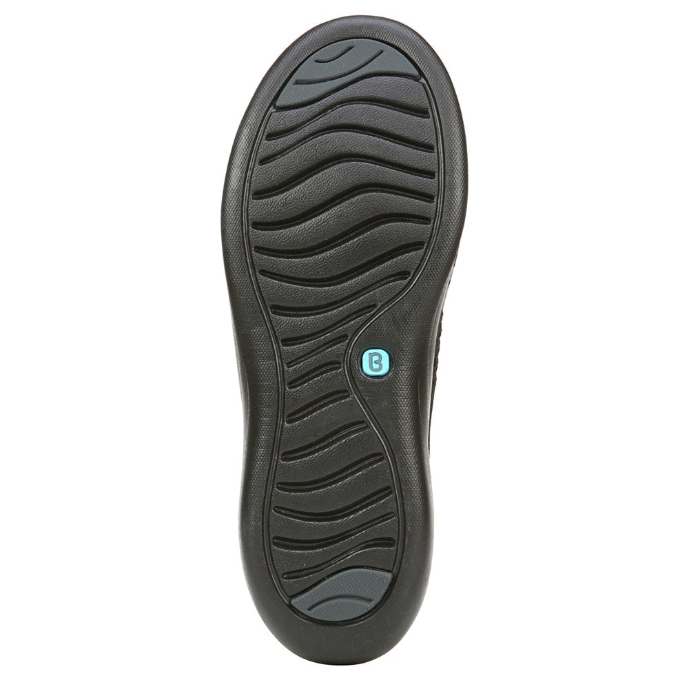 Bzees Charlie Knit Slip On - Black Fabric