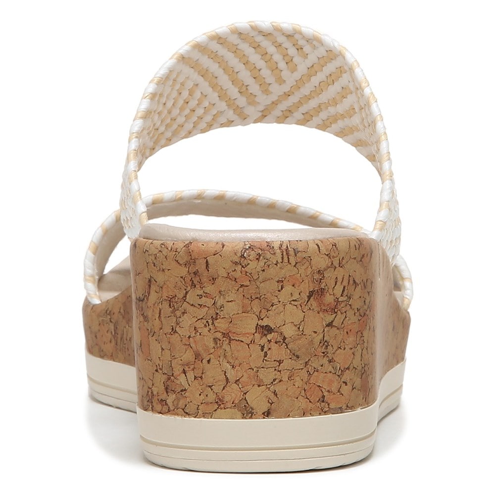 Bzees Resort Wedge Sandal - White Raffia Fabric Bzees Resort Wedge Sandal - White Raffia Fabric