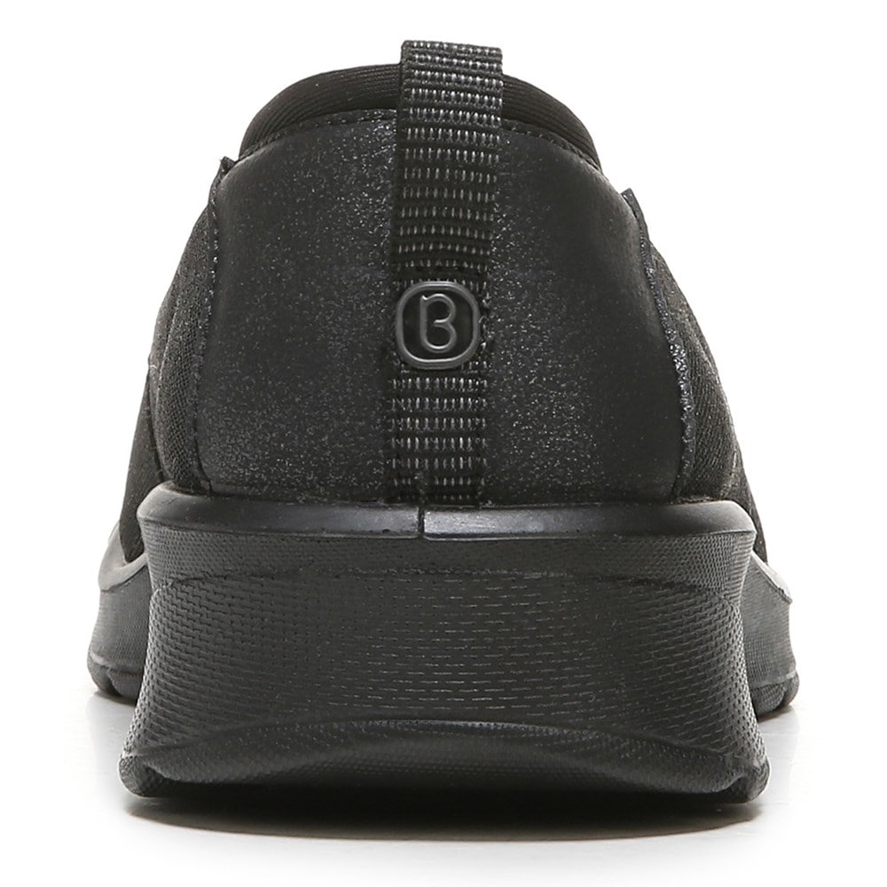 Bzees Gracie Slip On Loafer - Black Shimmer Fabric