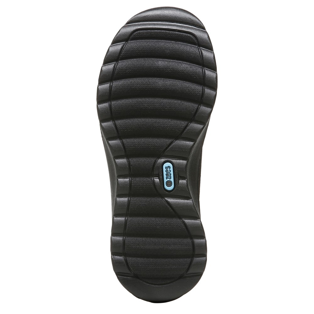 Bzees Gracie Slip On Loafer - Black Shimmer Fabric