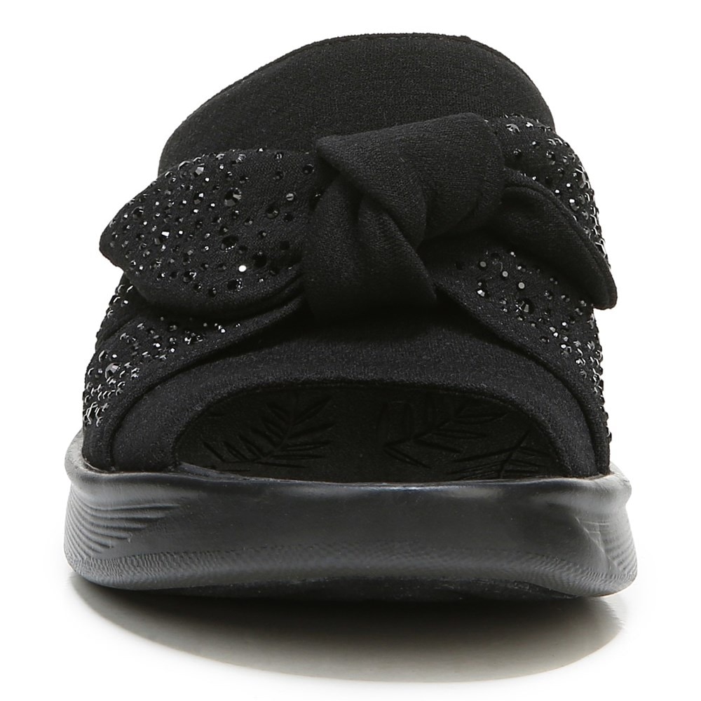 Bzees Smile Bright Slide Sandal - Black