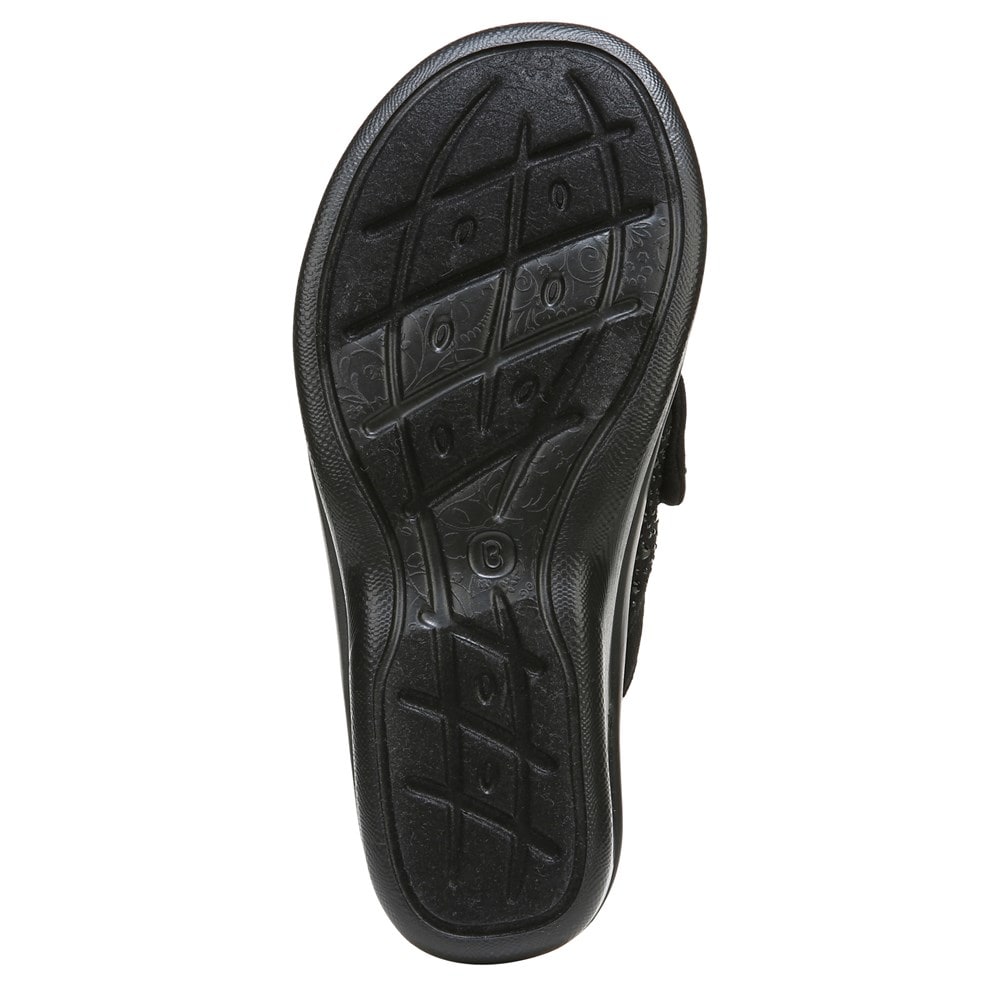 Bzees Smile Bright Slide Sandal - Black