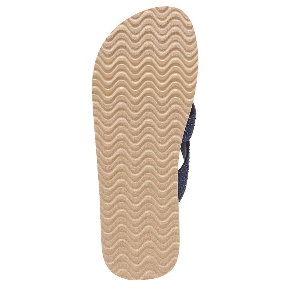 Bzees Rio Wedge Sandal - Blue Fabric