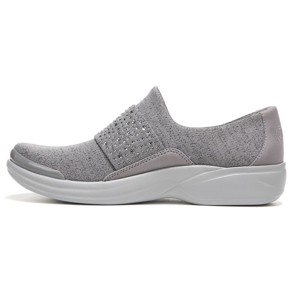 Bzees Pizazz Slip On - Evening Sky Grey Sparkle Knit  Bzees Pizazz Slip On - Evening Sky Grey Sparkle Knit