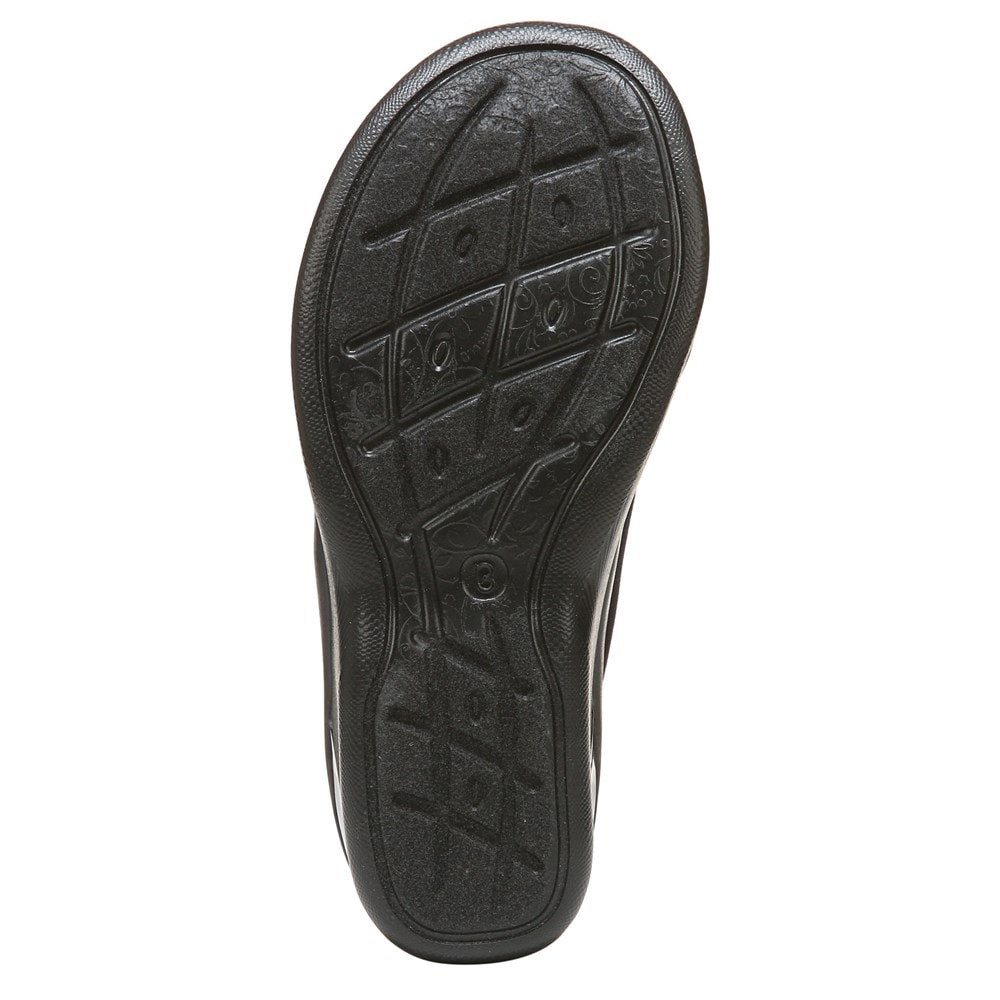 Bzees Sundance Wedge Sandal - Black Fabric