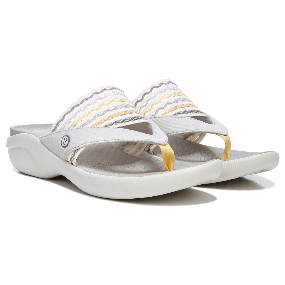 Bzees Cabana Flip Flop Sandal - Taupe Ripple Gore  Bzees Cabana Flip Flop Sandal - Taupe Ripple Gore