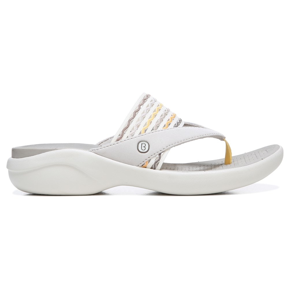 Bzees Cabana Flip Flop Sandal - Taupe Ripple Gore  Bzees Cabana Flip Flop Sandal - Taupe Ripple Gore