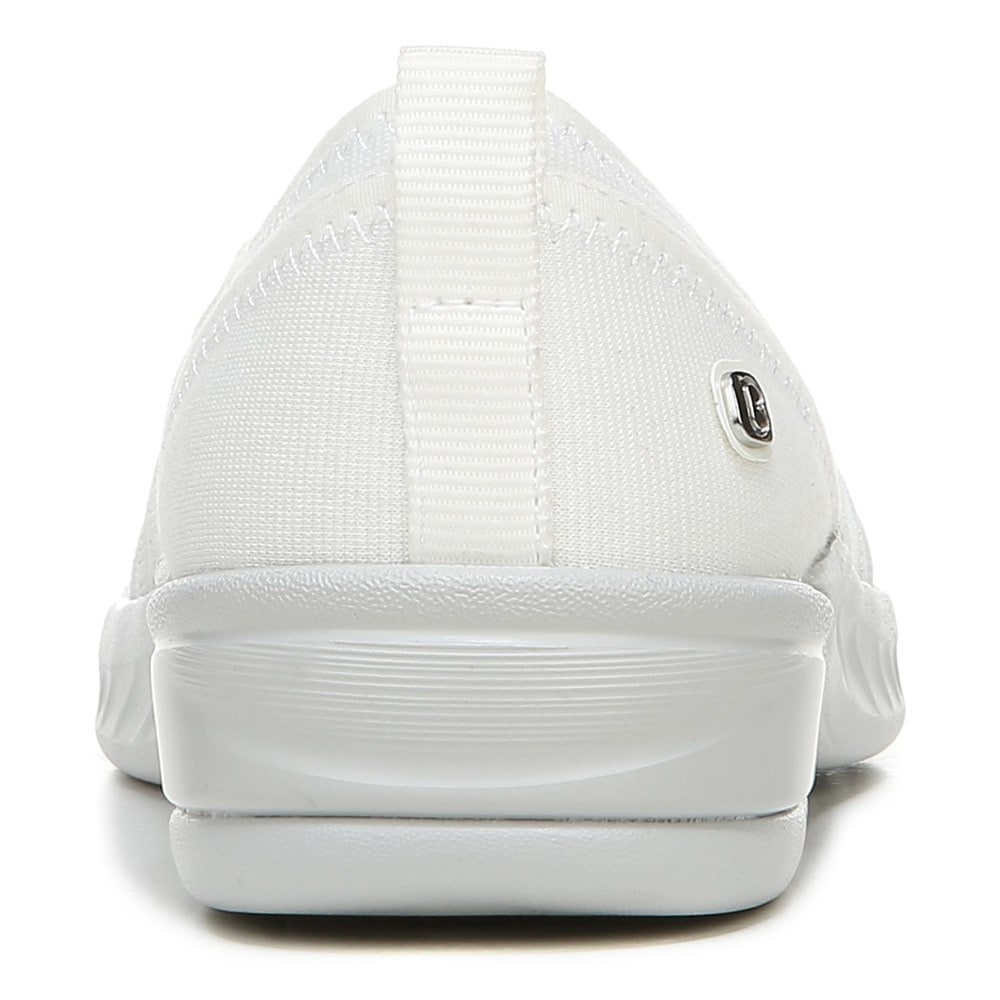 Bzees Niche Slip On - Bright White Fabric Bzees Niche Slip On - Bright White Fabric