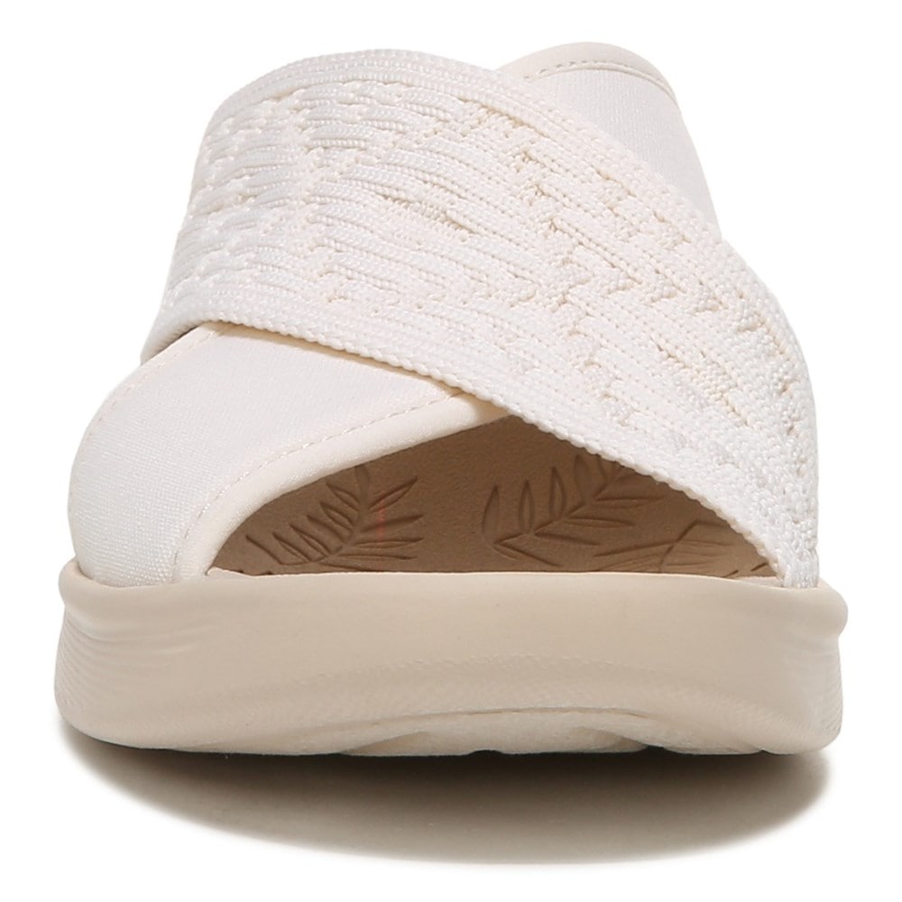 Bzees Sundance Wedge Sandal - Beige Fabric