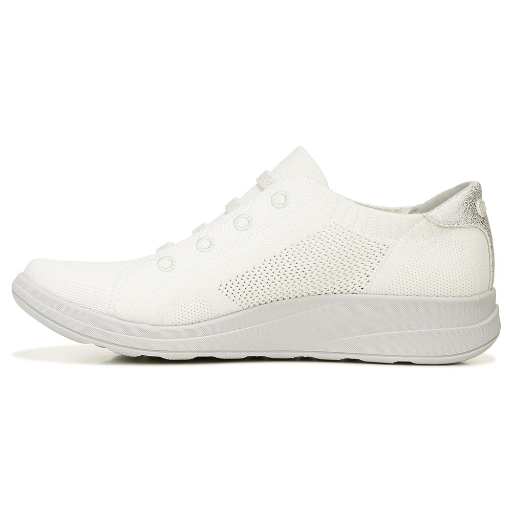 Bzees Golden Knit Slip On Sneaker - Brilliant White