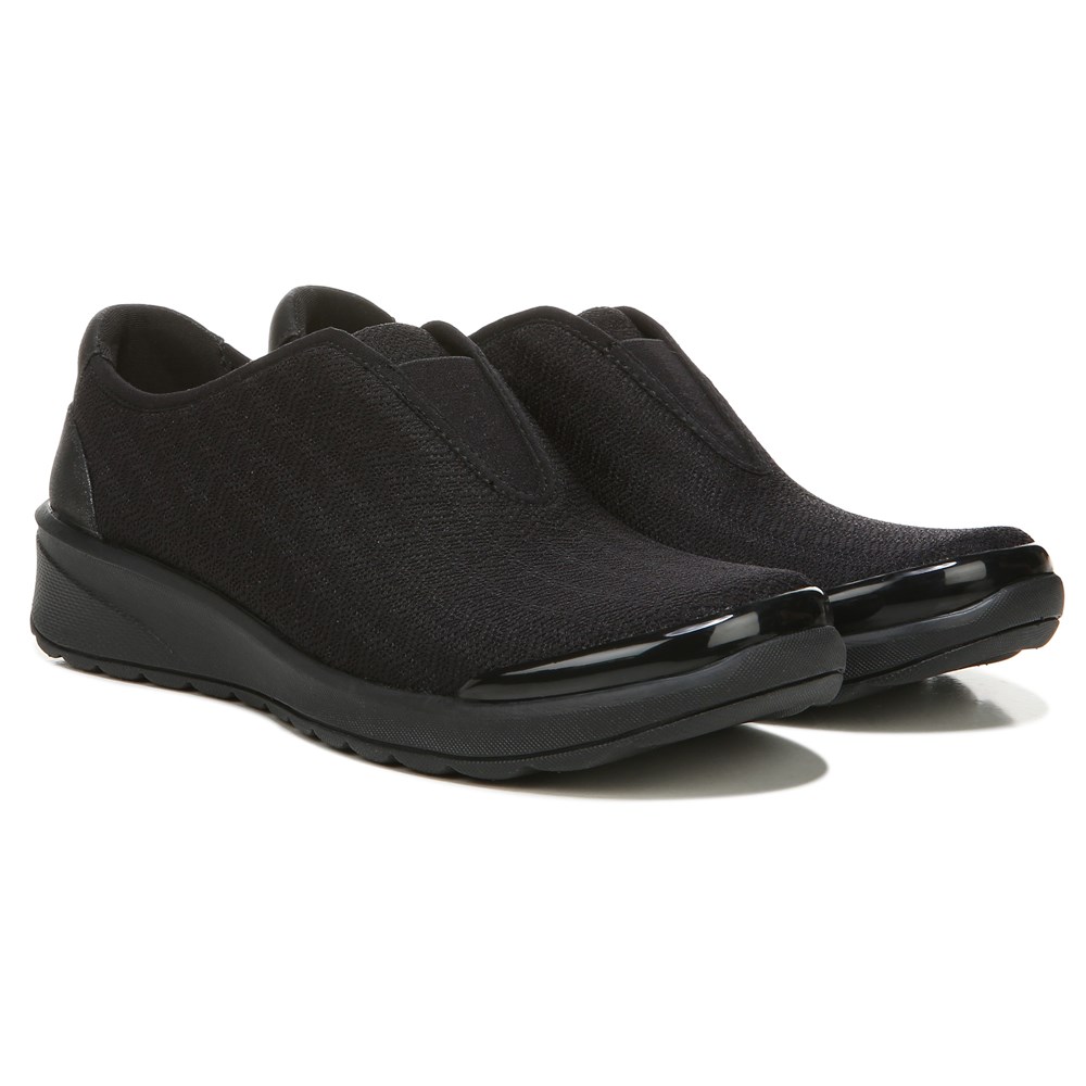 Bzees Glory Slip On - Black Fabric  Bzees Glory Slip On - Black Fabric