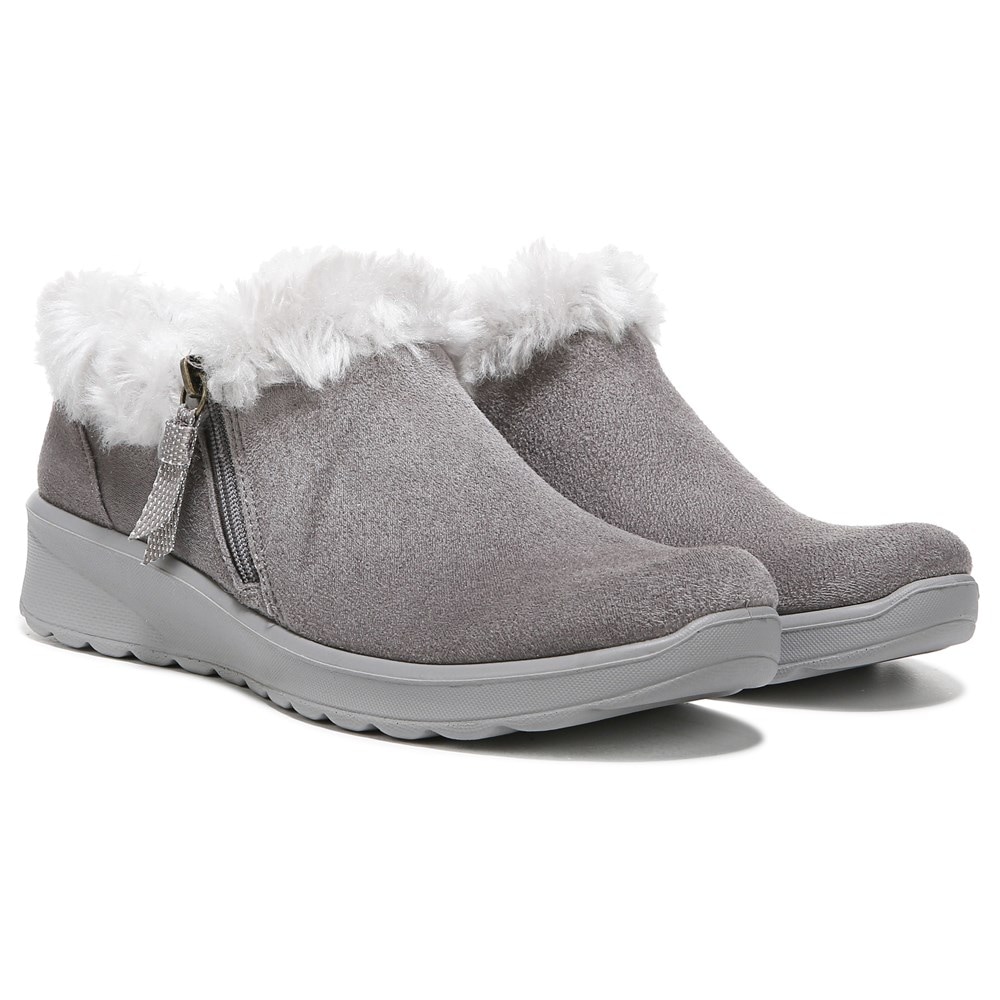 Bzees Genuine Shootie - Grey Fabric